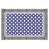 Black and White Geometric Area Rug