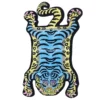 Black Tibetan Tiger Plush Rug