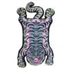 Black Tibetan Tiger Plush Rug