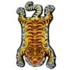 Black Tibetan Tiger Plush Rug